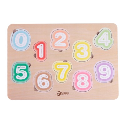 Ξύλινο Παζλ Αριθμοί Classic World