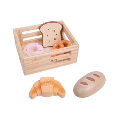 Ξύλινο Καλάθι με Ψωμί Classic World